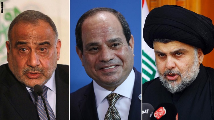 عبدالمهدي يهنىء السيسي بمناسبة التصويت على التعديلات الدستورية